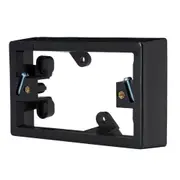 10x G.E.P Standard Electrical Mounting Block - 35mm Deep - Black
