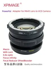 XPimage 0.8x Focal Reducer Macro Adapter for Mamiya 645 Lens to Hasselblad X1D