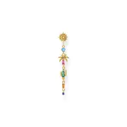 Buy Single earring with colourful sun, palm tree & cactus by Thomas Sabo online - THOMAS SABO Australia