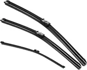 MCFPGFVKNA 26"+20"+13" LHD Windscreen Wiper Blades Front Rear Window Compatible With BMW X3 F25 2010 2011 2012 2013 2014 2015 2016 2017 wiper(Left-hand drive)