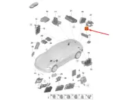 PORSCHE Taycan Rear Tailgate Control Unit PAD959107A NEW GENUINE