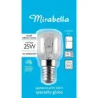 Mirabella 25W Oven Pilot Light Globe Bulb Lamp E14 Small Screw SES 300 Degree