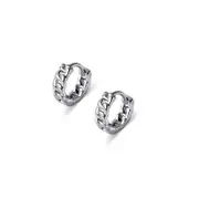 ANYCO Fashion Earrings 925 Sterling Silver Unique Tassel Chain Zircon Stud for Women Charming Party Piercing Jewelry
