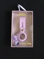Sarina AirTag Soft Light Purple Case/ Holder Compatible with Apple Airtag