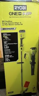 New Ryobi ONE+ HP 18V Cordless String Trimmer & Blower Combo Kit (P20121VNM)