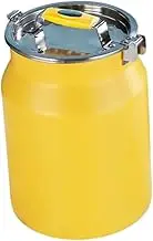 Ipetboom Stainless Steel Sealed Rice Storage Container Multi Functional Kitchen Flour Bucket for Home Food Storage Airtight Design for Rice Flour Soybeans and More
