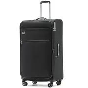 Tosca Vega Softside EXP Large 81cm Suitcase Black