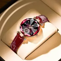在飛比找蝦皮購物優惠-POEDAGAR 正品女生手錶皮錶帶防水 719