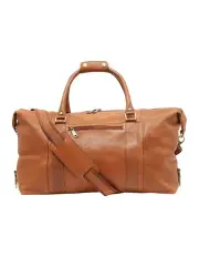 [Oxford] Rainer Weekender Bag in Cognac