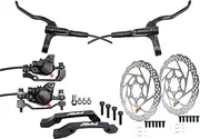 [JGbike] Shimano MT200 MTB Hydraulic Disc Brake Set for Mountain Bike Bicycle MTB XC Trail, e-Bike, Fat Bike, The Best Upgrade kit for Mechanical Disc Brake