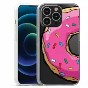 For Apple IPhone 13 Pro Max Mini TPU Case Cover+Glass(Homer's Donut)