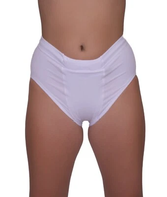 Underworks Vulvar Varicosity & Prolapse Support White Brief Size Small
