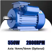 Industrial 0.8HP 14/16mm Electric Single Phase Motor 2800r/min All Copper Motor
