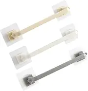 2Pcs Plastic Towel Rack No Punch Single Towel Bar for Bathroom Kitchen Space Saving Storage Durable Hanging Hanger White Black