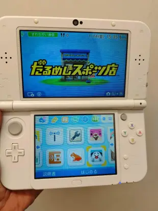 日版任天堂 Nintendo NEW 3DS LL 主機 變壓器 無盒 如照片中 白色
