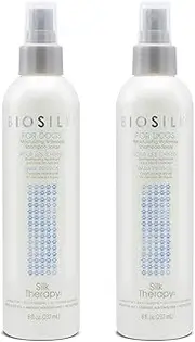 BioSilk for Dogs Silk Therapy Deep Moisture Waterless Shampoo Spray, 2 Pack | Waterless Dog Shampoo Spray for All Dogs and Puppies | 8 Fl Ounces, Pack of 2