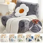 Tatami 1 Seater Lazy Sofa Cover Velvet Soft Caterpillar Lounge Chair Cover 1x