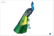 Swarovski 2013 SCS Peacock Rare, Retired & NMIB #1142861
