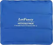 Reusable Hot Cold Pack for Therapy by LotFancy - Large Gel Ice Pack, Heating or Cooling Therapy Pad for Injuries, Sprains, Muscle or Joint Pain, Aches