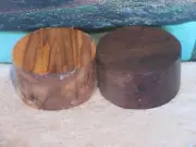 SPALTED HONEY LOCUST AND BLACK WALNUT TURNING WOOD BOWL BLANK