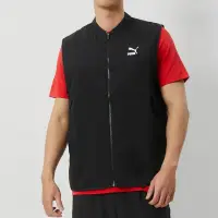 在飛比找momo購物網優惠-【PUMA】Classics Vest 男款 黑色 歐規 小