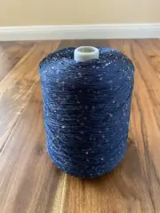 Cone Yarn Thread Craft Clothes Navy Beaded Lace Thread 910gram 2LB #146
