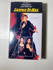Licence To Kill VHS Sealed Watermark (1990) CBS/Fox Video James Bond 007 Dalton