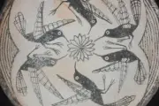 Anasazi/Mimbres Hummingbird Replication Bowl