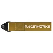 Raceworks Gold Flexible Tow Strap - VPR-021GD