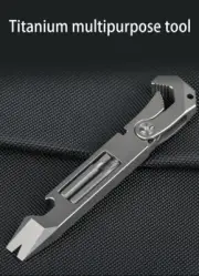 Mini Multi Tool Size Wrench Small Travel Bicycle Purpose Crowbar Pry Bar Camping
