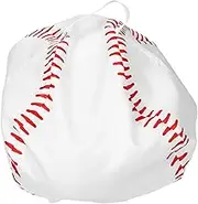 WESIEVYA Stuffed Animal Storage Bag Baseball Pattern Bean Bag Chair Cover Replacement Large Capacity Safe Comfortable for Boys and Girls
