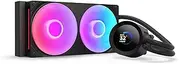 NZXT Kraken Plus 240 RGB - AIO CPU Liquid Cooler - 240mm Radiator - F240 RGB Core Single Frame Fan - 1.54" Square LCD - AMD® AM5, AM4 - Intel® LGA 1851/1700, 1200/115X - Black