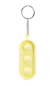 Push Pop It Bubble Fidget Sensory Toy Keychains - Qty. 3 - Choose Your Colors