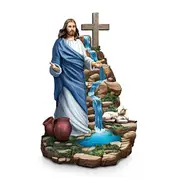 Light Of Faith Illuminating Jesus Sculpture