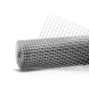 Fencer Wire Decorative Cloth Fencing 24" Metal Security Privacy Hardware Silver