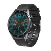 Sport Silicone Watch Band Wrist Strap For Huawei Gt / 2 Pro Magic Black Watch Bands