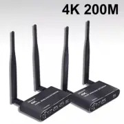 4K 200M Wireless Audio Video Transmitter Receiver HDMI Extender Display Adapter