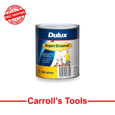 Dulux 500ML Super Enamel Paint High Gloss Vivid White