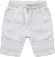 [Ding Dong] Baby Toddler Kid Boy Summer Solid Cotton Shorts