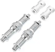 KALLORY 2Sets Cold Shoe Adapter Screw Adapter to Threaded Converter for Tripod Light Stand Durable Quick Release Plate for Cameras and Accessories