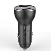 QK505L Dual USB Quick Charge 3.0 Fast Car USB Charger for iPhone for Samsung Xiaomi Huawei