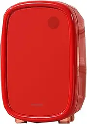 12-Liter Skincare Fridge for Makeup Storage, Esthetician Supplies, Skin Care Tools, Cosmetics - Womens, Teens Cute Mini Beauty Fridge & Organizer,Red