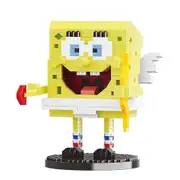 Spongebob Squarepants Cartoon Building Blocks Anime Figure Gary the Snail Patrick Star Mini Action Figure Toy Decoration Kids Gift -NMAOV