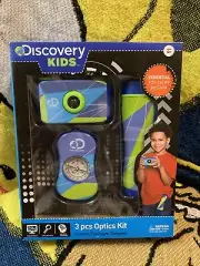 Discovery Kids 3 Piece Optics Kit Flashlight-Camera-Compass