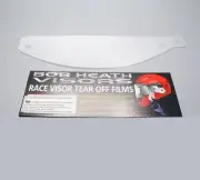 FOR AGV PISTA GP-R,GP-RR,CORSA-R,VELOCE S,VISOR TEAR OFFS, CLEAR,15 PACK,BHVT016