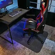 Sanko KX-40 Gaming Chair Mat, Non-Slip, Washable, Floor Protection, Tatami Tatami, Desk, Floor Protection, Dark Gray, 35.4 x 47.2 inches (90 x 120 cm), Just Place