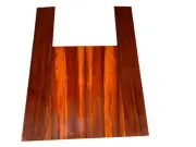 African Padauk Classical Guitar Back & Side Book Matched Set- Quarter Sawn KD