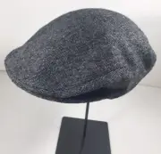 GRUPPO BORSALINO - Flat Cap - GRAY -speckled dot - wool - MODEL:D12033