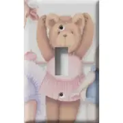 SnazzySwitch Bear Ballet Decorative Light Switch Plate Cover