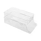 Can Organizer 2 Tier Clear Fridge Storage Organiser Fridge Can Dispenser Storage